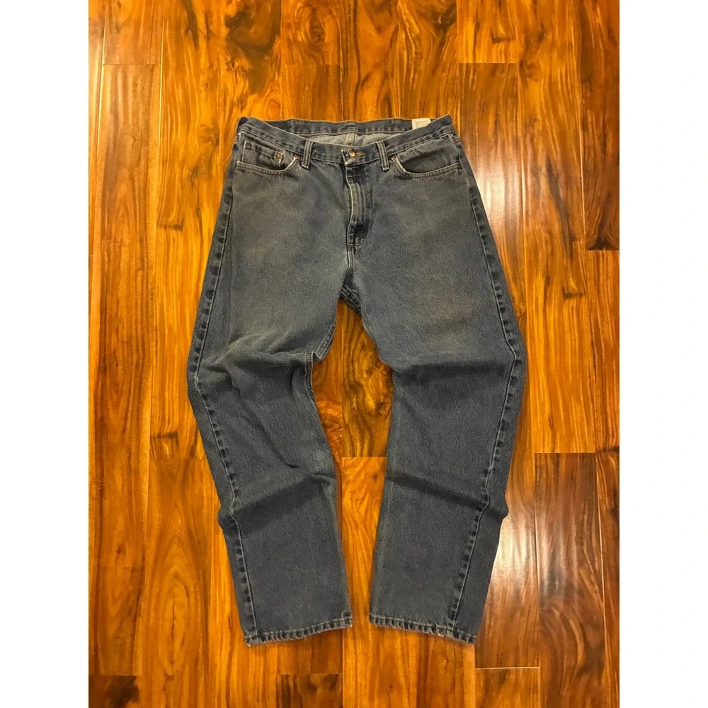 Wrangler Mens Premium Quality Straight Leg Jeans Blue Denim‎ 36x34 9760WDR